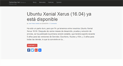 Desktop Screenshot of debianitas.net
